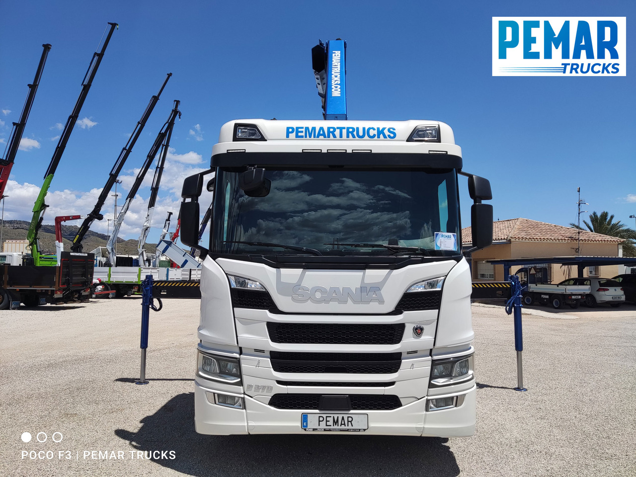 SCANIA P 370 GRUA CAJA FIJA 18T - شاحنة كرين: صور 2 SCANIA P 370 GRUA CAJA FIJA 18T - شاحنة كرين: صور 2