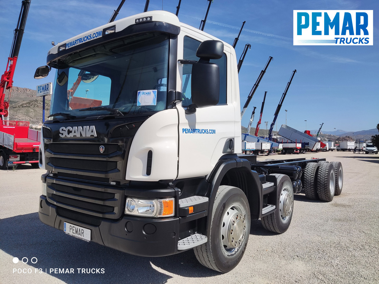 SCANIA P 410 8X4 CHASIS EURO 6 - الشاسيه شاحنة: صور 1 SCANIA P 410 8X4 CHASIS EURO 6 - الشاسيه شاحنة: صور 1