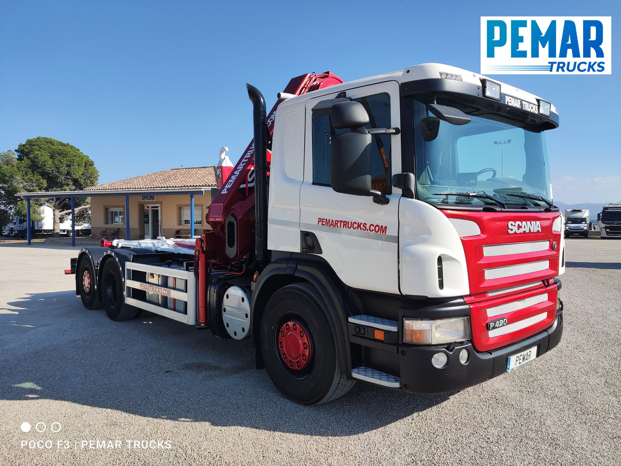 SCANIA P 420 GRUA GANCHO MULTILIFT 6X2 - شاحنة كرين: صور 4 SCANIA P 420 GRUA GANCHO MULTILIFT 6X2 - شاحنة كرين: صور 4