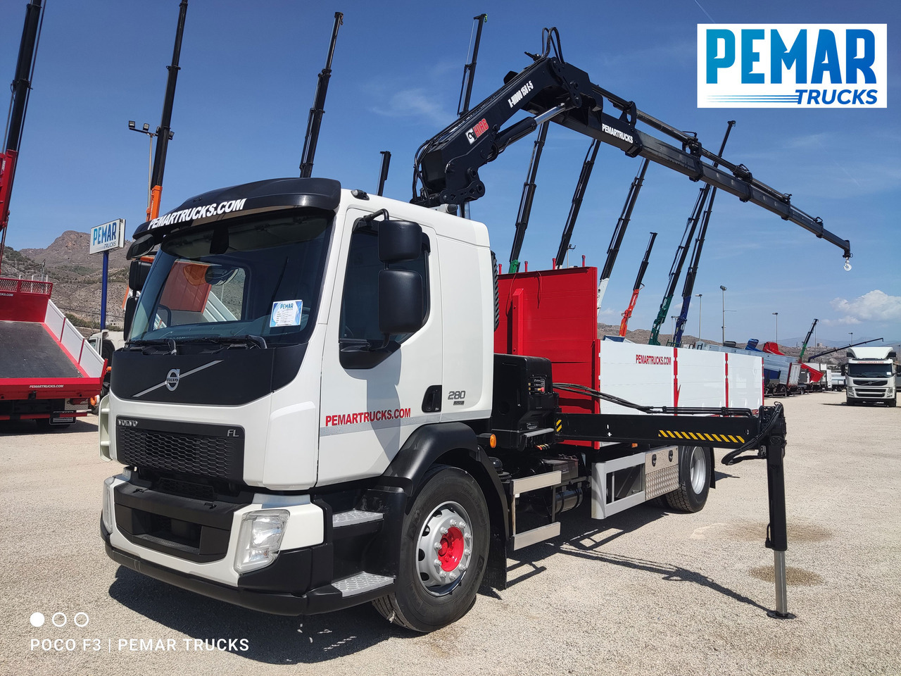 VOLVO FL 280 GRUA CAJA FIJA EURO 6 - شاحنة كرين: صور 1 VOLVO FL 280 GRUA CAJA FIJA EURO 6 - شاحنة كرين: صور 1