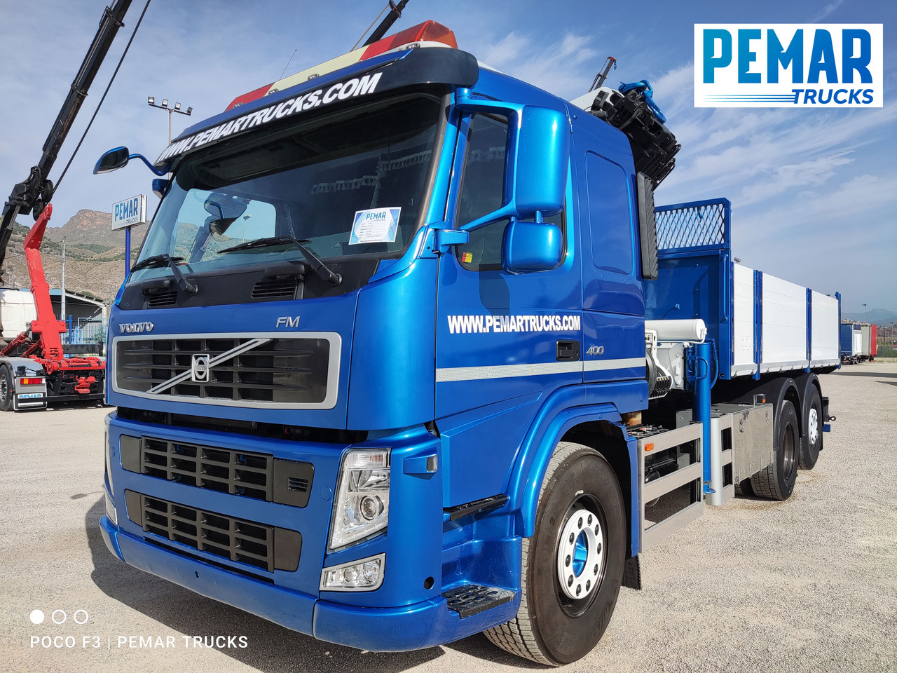 VOLVO FM 400 6X2 GRUA PALFINGER PK 23002 BASCULANTE - قلابات, شاحنة كرين: صور 2 VOLVO FM 400 6X2 GRUA PALFINGER PK 23002 BASCULANTE - قلابات, شاحنة كرين: صور 2