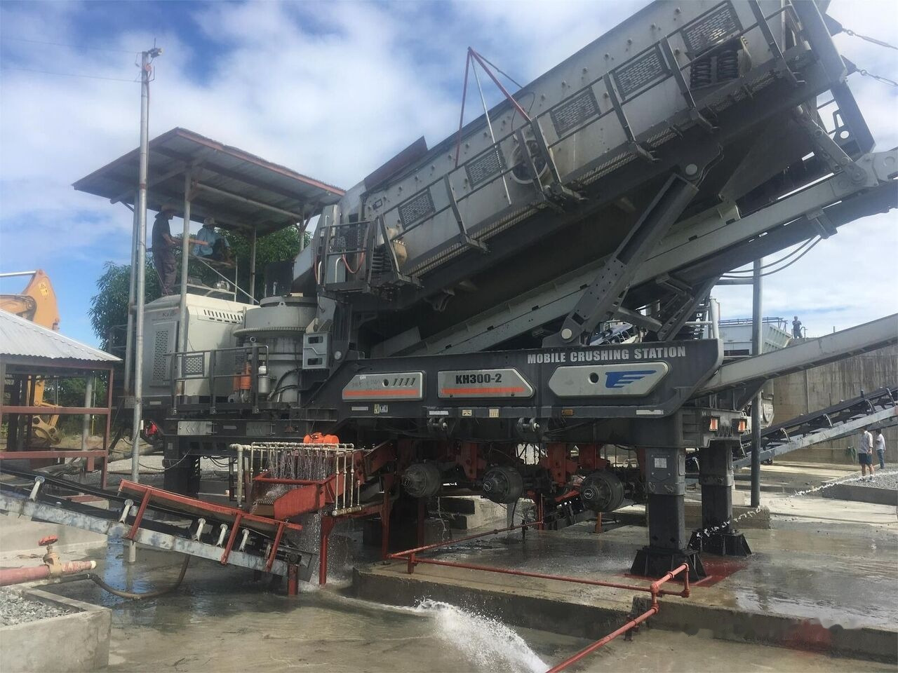 Kinglink HPY300 River Pebble Rock Portable Cone Crusher - كسارة مخرو: صور 2 Kinglink HPY300 River Pebble Rock Portable Cone Crusher - كسارة مخرو: صور 2