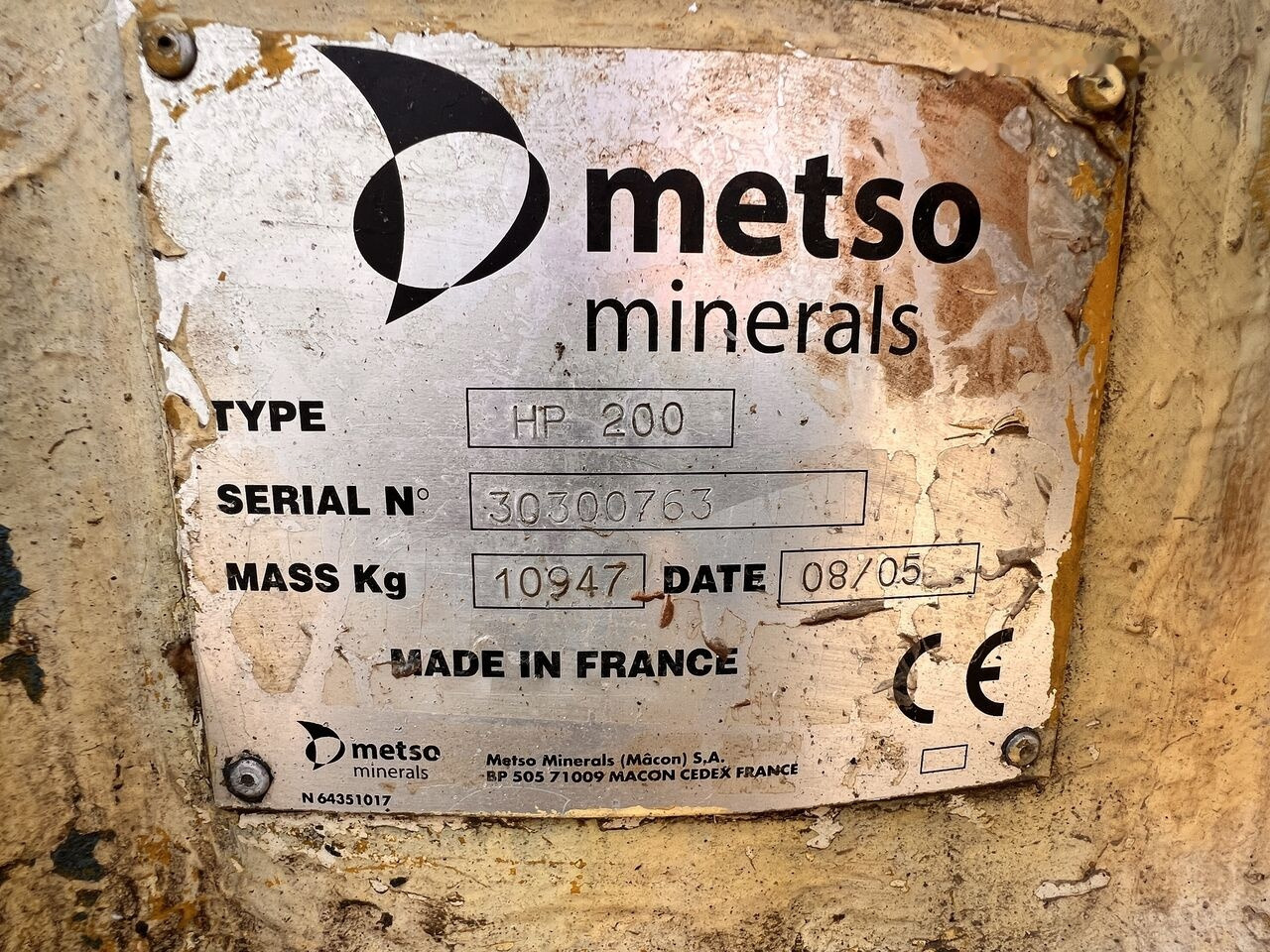 Metso HP200 Cone Crusher | Made in France - كسارة مخرو: صور 4 Metso HP200 Cone Crusher | Made in France - كسارة مخرو: صور 4