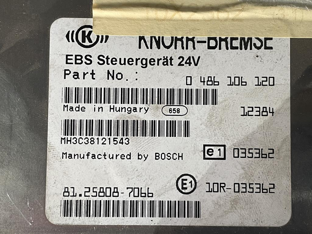 KNORR-BREMSE MAN EBS - 81.25808-7066 - كتلة التحكم - شاحنة: صور 3 KNORR-BREMSE MAN EBS - 81.25808-7066 - كتلة التحكم - شاحنة: صور 3