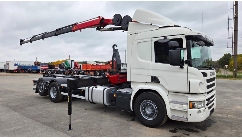 Scania P370 6X2*4 HMF 1730 - شاحنة ذات الخطاف, شاحنة كرين: صور 2 Scania P370 6X2*4 HMF 1730 - شاحنة ذات الخطاف, شاحنة كرين: صور 2
