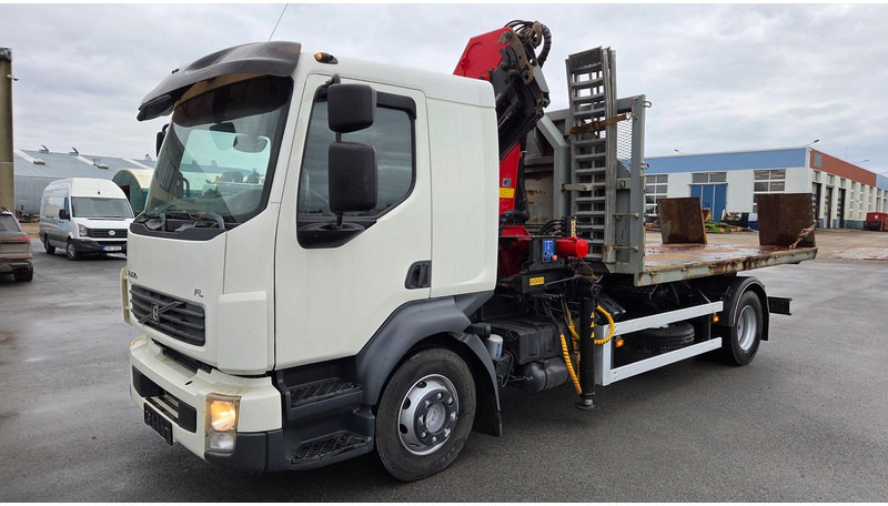 Volvo FL280 4X2 HMF 1560 + platform - شاحنة ذات الخطاف, شاحنة كرين: صور 1 Volvo FL280 4X2 HMF 1560 + platform - شاحنة ذات الخطاف, شاحنة كرين: صور 1