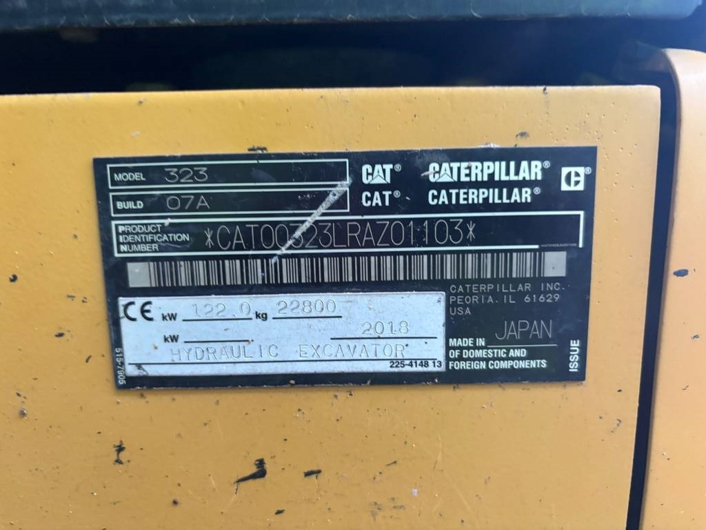 CAT 323 (Under Preparation) - حفارات زحافة: صور 3 CAT 323 (Under Preparation) - حفارات زحافة: صور 3
