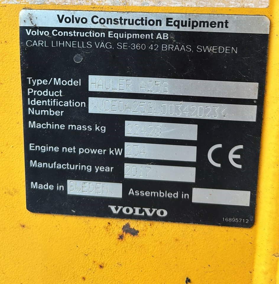 Volvo A 25 G (Under Preparation) - شاحنة مفصلية: صور 2 Volvo A 25 G (Under Preparation) - شاحنة مفصلية: صور 2