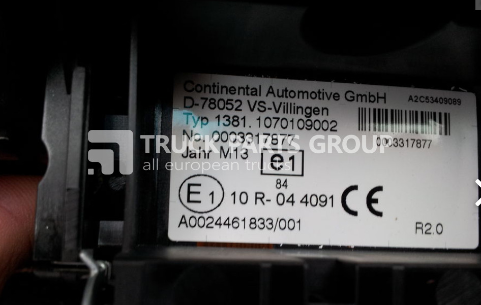 MERCEDES-BENZ Actros, Atego tachograph, 1381 type, 0024461833, 0014464033, 001 tachograph - التاكوغراف - شاحنة: صور 2 MERCEDES-BENZ Actros, Atego tachograph, 1381 type, 0024461833, 0014464033, 001 tachograph - التاكوغراف - شاحنة: صور 2