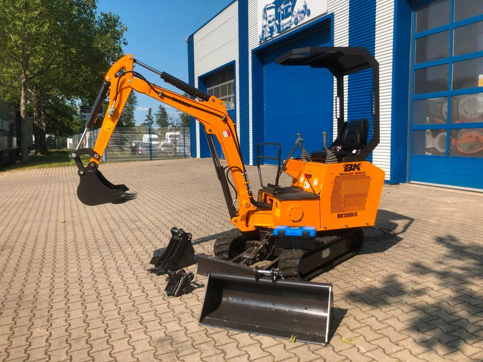 Minibagger BK1500JS *INKL.19% MWST*BERGER KRAUS*KUBOTA *JOYST*SCHAUFELPAKET* - حفارة مصغرة: صور 1 Minibagger BK1500JS *INKL.19% MWST*BERGER KRAUS*KUBOTA *JOYST*SCHAUFELPAKET* - حفارة مصغرة: صور 1