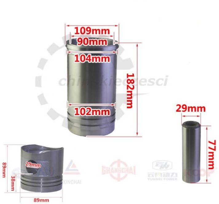 Tłok Tuleja Xinchai C490BPG Wózek widłowy HC-HANGCHA CPCD zhejiang - ديترويت / خواتم / البطانات - آلات البناء: صور 2 Tłok Tuleja Xinchai C490BPG Wózek widłowy HC-HANGCHA CPCD zhejiang - ديترويت / خواتم / البطانات - آلات البناء: صور 2
