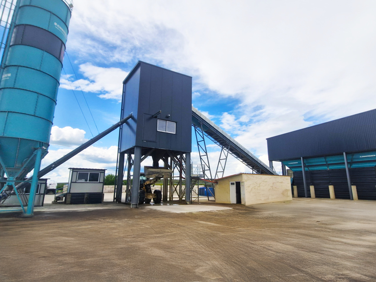 Constmach 100 m³/h Stationary Concrete Batching Plant - مصنع خلط الخرسانة: صور 1 Constmach 100 m³/h Stationary Concrete Batching Plant - مصنع خلط الخرسانة: صور 1