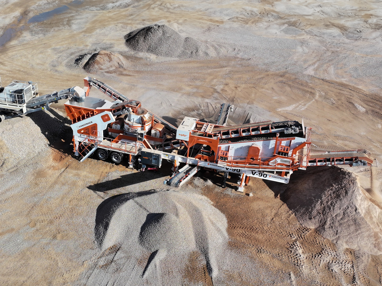 Constmach Concasseur À Impact À Axe Vertical Mobile D'une Capacité De 250 T/H - كسارة متحركه: صور 3 Constmach Concasseur À Impact À Axe Vertical Mobile D'une Capacité De 250 T/H - كسارة متحركه: صور 3