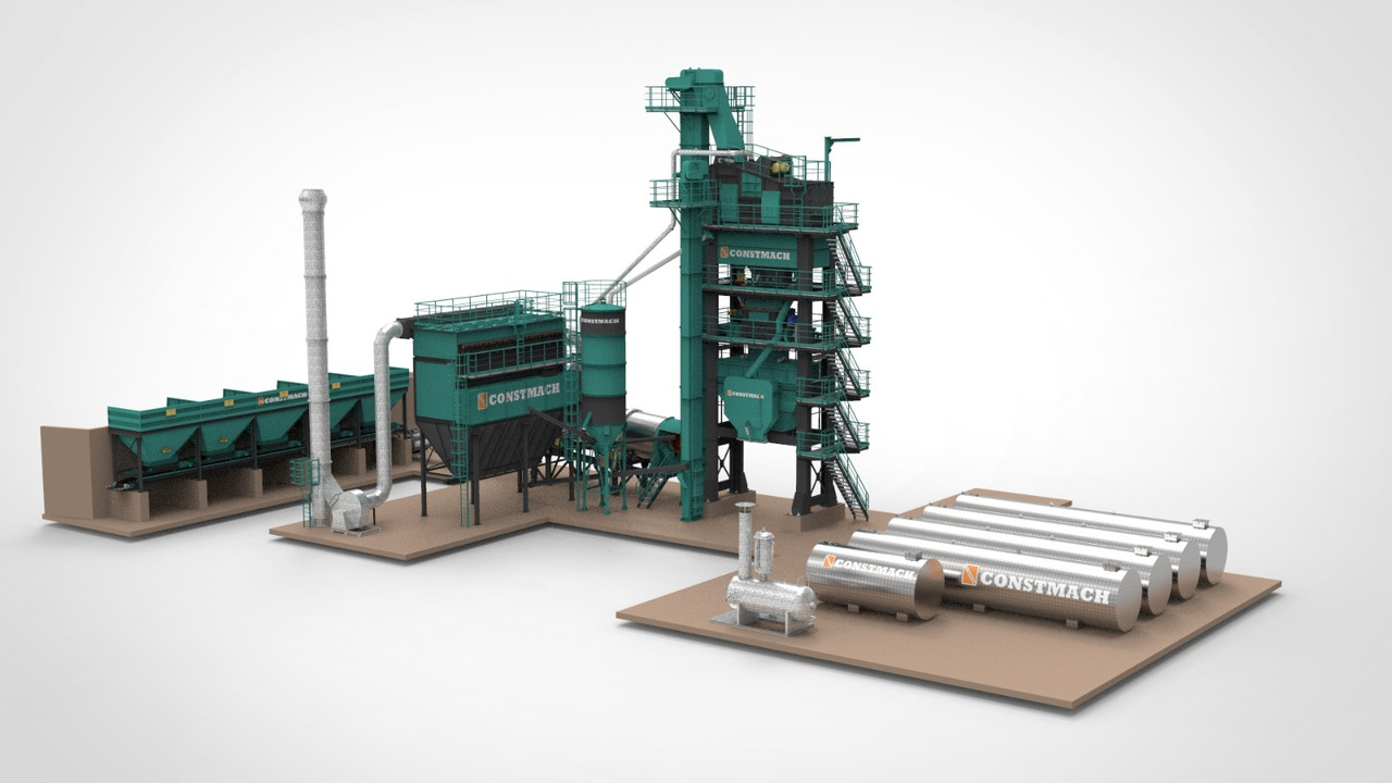 Constmach Stationäre Asphaltanlage wird auf Lager geliefert. - معدات خلط الأسفلت: صور 1 Constmach Stationäre Asphaltanlage wird auf Lager geliefert. - معدات خلط الأسفلت: صور 1