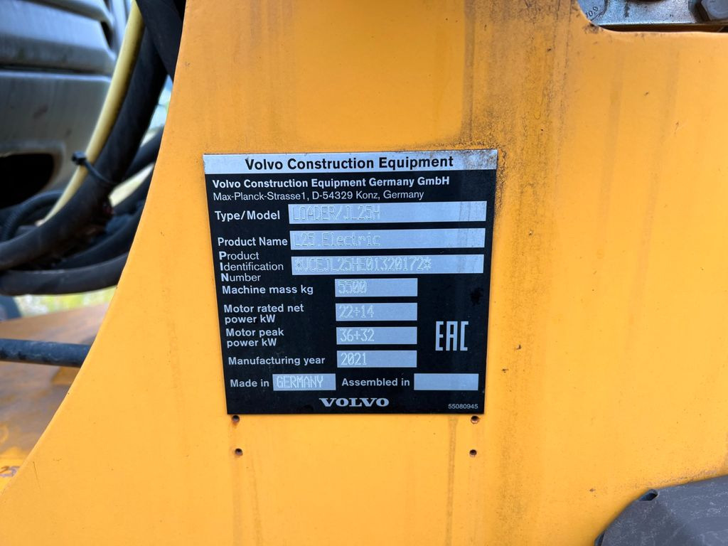 اللودر بعجل Volvo JL25H Electric *Auch Miete: صور 23