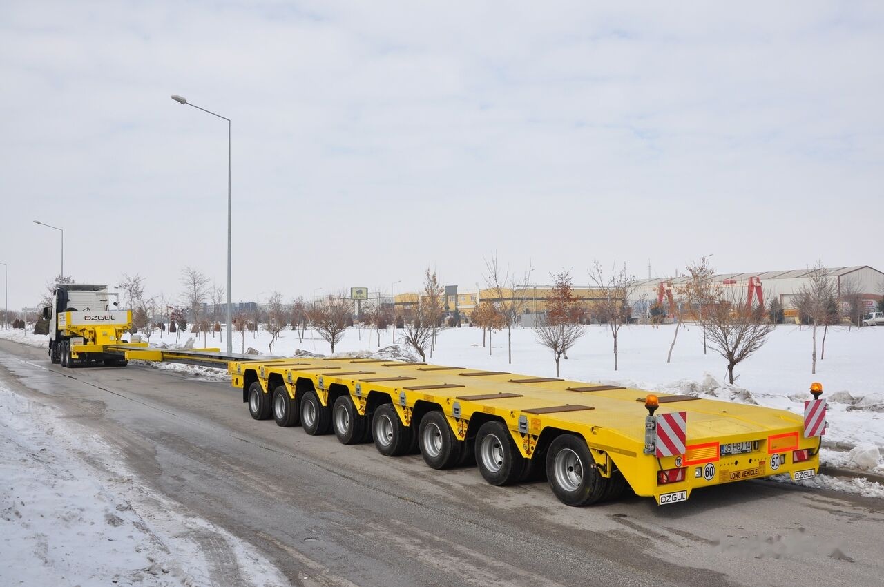 جديد عربة مسطحة منخفضة مقطورة لنقل المعدات الثقيلة Özgül 8 AXLE LOWBED SEMI TRAILER: صور 17