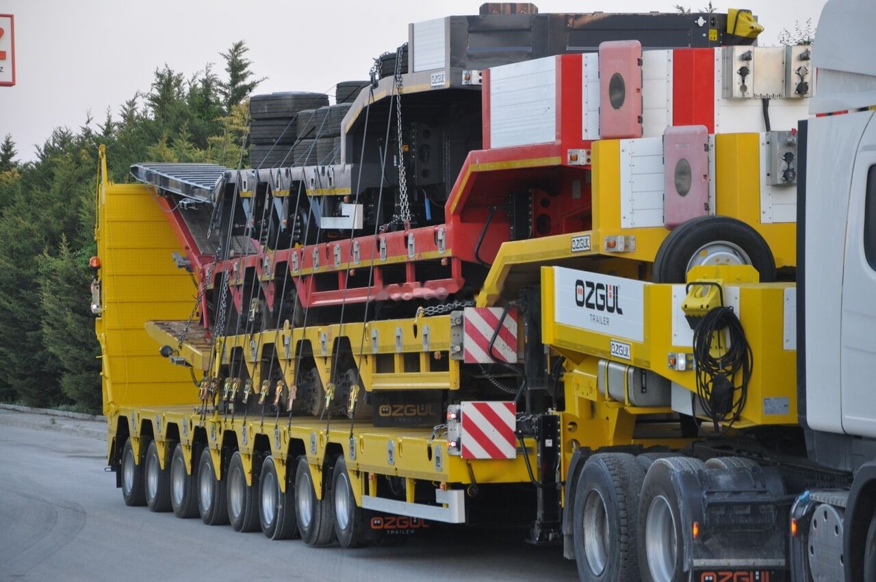جديد عربة مسطحة منخفضة مقطورة لنقل المعدات الثقيلة Özgül 8 AXLE LOWBED SEMI TRAILER: صور 20