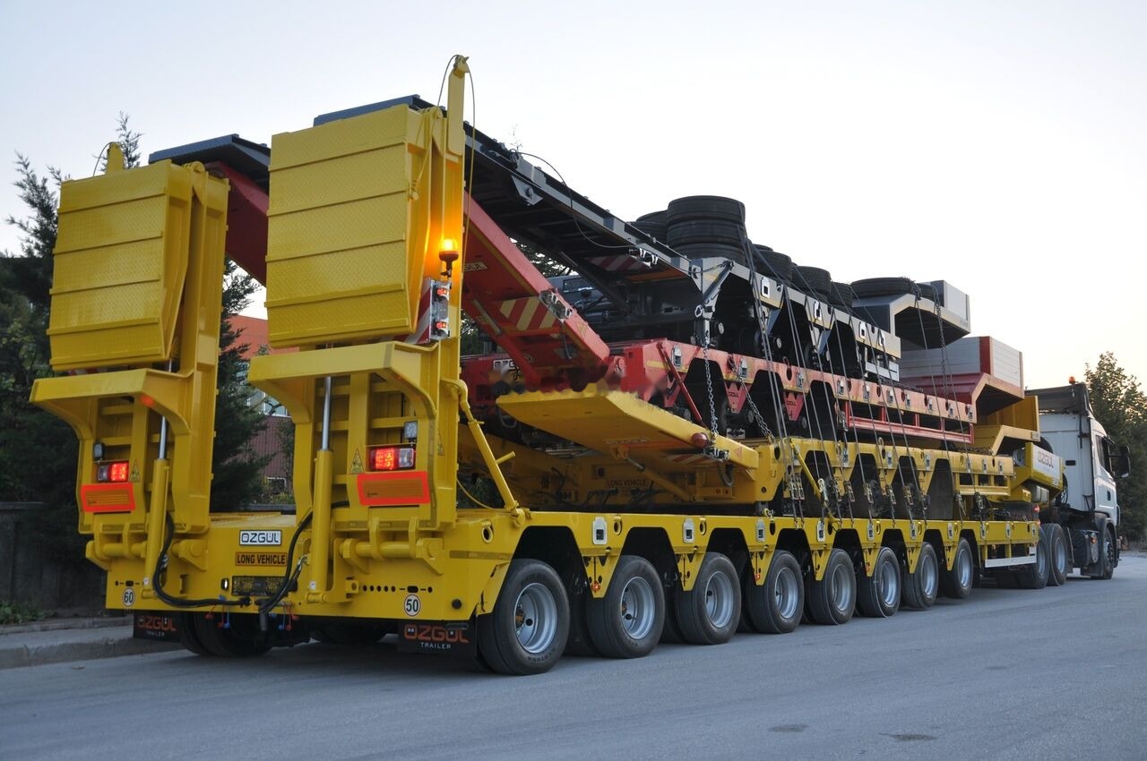 جديد عربة مسطحة منخفضة مقطورة لنقل المعدات الثقيلة Özgül 8 AXLE LOWBED SEMI TRAILER: صور 19