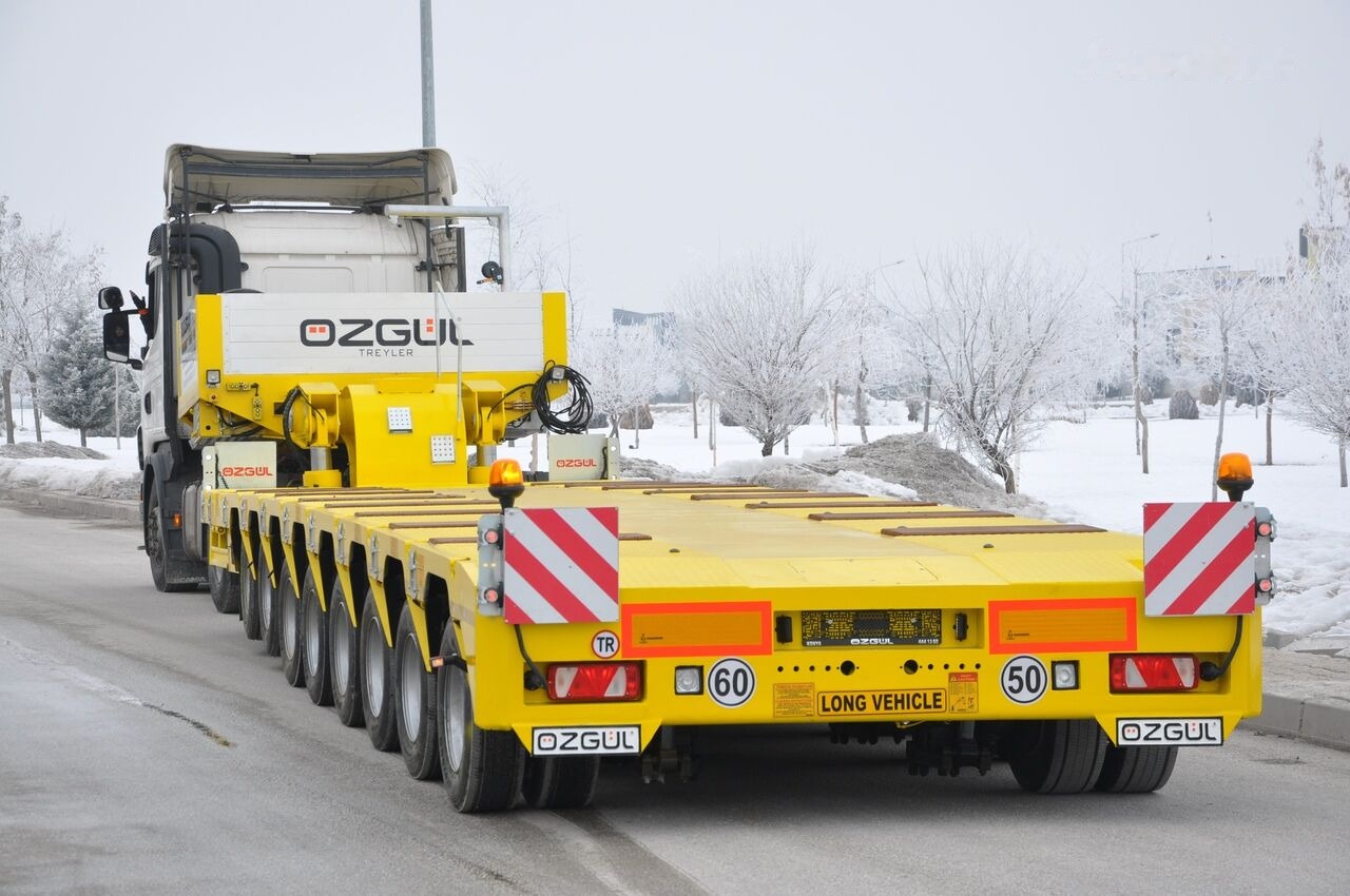جديد عربة مسطحة منخفضة مقطورة لنقل المعدات الثقيلة Özgül 8 AXLE LOWBED SEMI TRAILER: صور 12