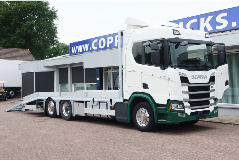 Scania R500 NGS Machinetransport 6x2 Hydralische oprijplaten - شاحنة نقل سيارات شاحنة: صور 2 Scania R500 NGS Machinetransport 6x2 Hydralische oprijplaten - شاحنة نقل سيارات شاحنة: صور 2