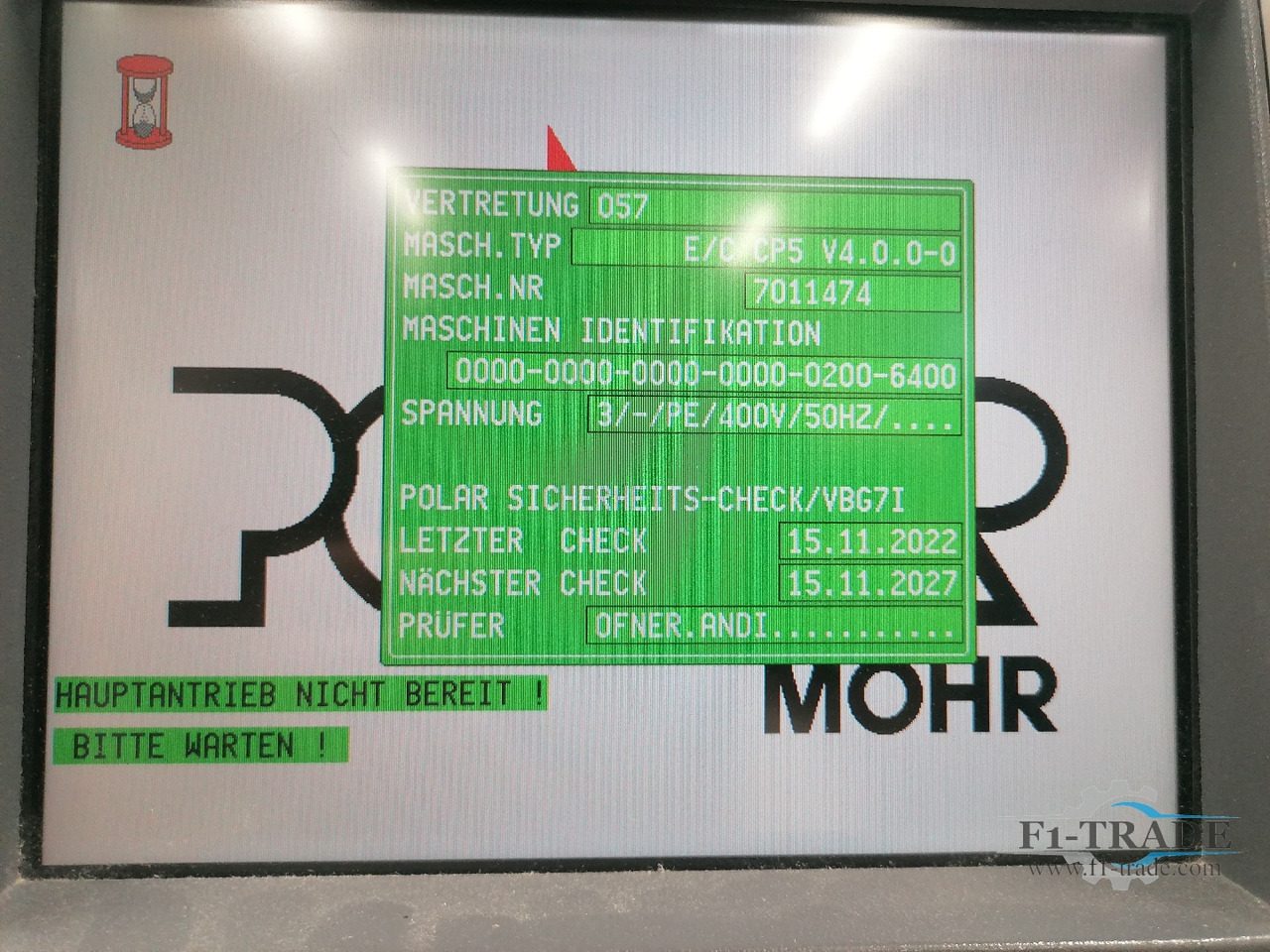 Polar 92 E - آلة قطع الورق: صور 4 Polar 92 E - آلة قطع الورق: صور 4