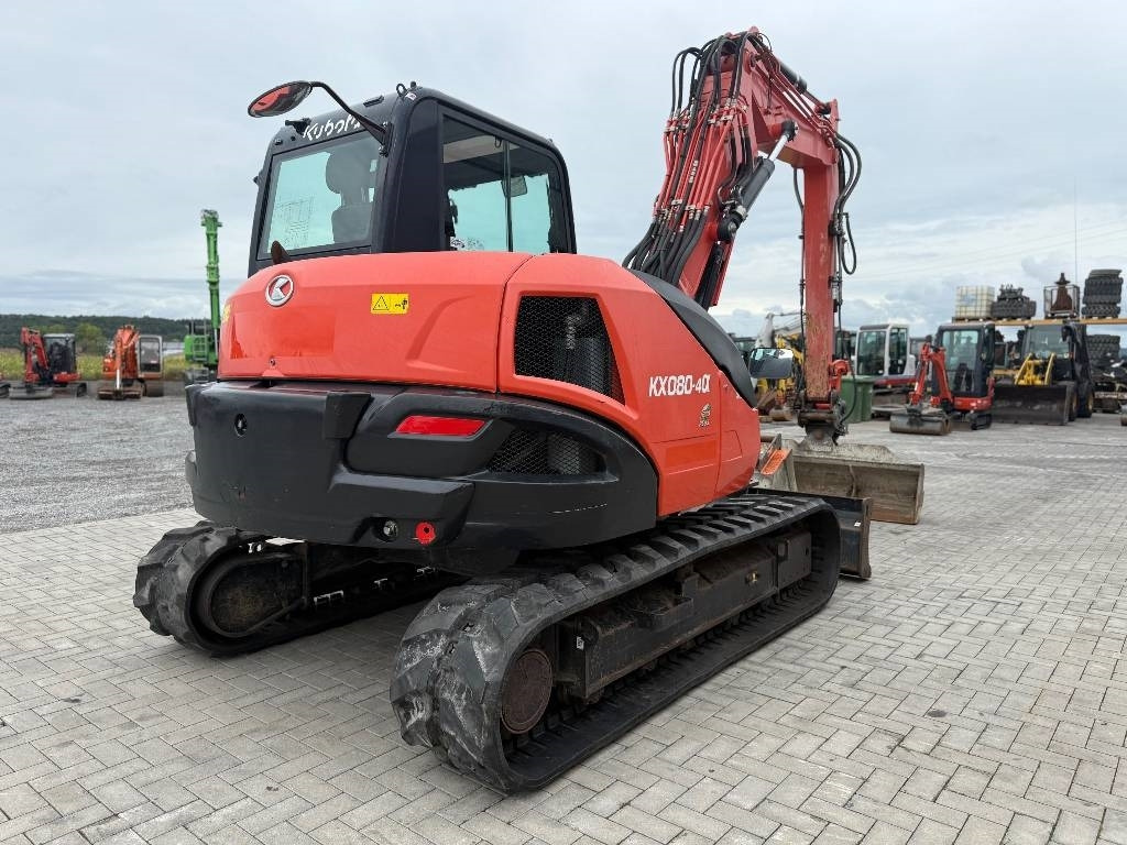Kubota KX 080-4 - حفارة مصغرة: صور 5 Kubota KX 080-4 - حفارة مصغرة: صور 5