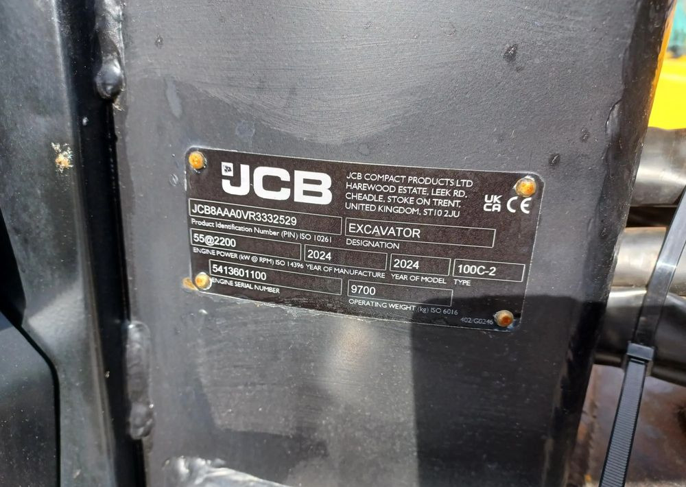 JCB Minikoparka gąsienicowa 100C-2 - حفارات زحافة: صور 3 JCB Minikoparka gąsienicowa 100C-2 - حفارات زحافة: صور 3