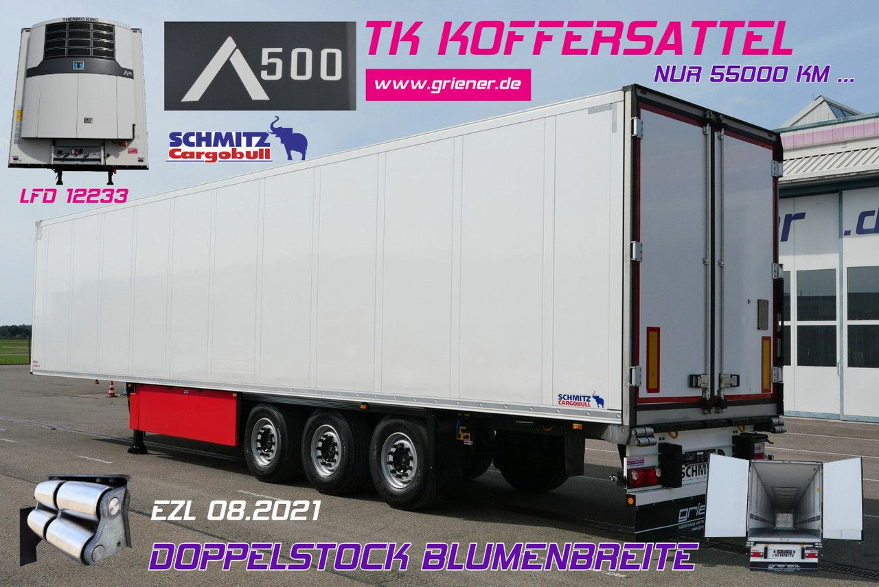 Schmitz Cargobull SKO 24/DOPPELSTOCK BLUMEN TK A500 DRP FP 45 - مبردة نصف مقطورة: صور 1 Schmitz Cargobull SKO 24/DOPPELSTOCK BLUMEN TK A500 DRP FP 45 - مبردة نصف مقطورة: صور 1