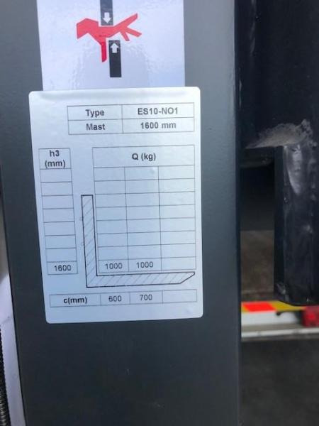 معدات تكديس Baoli ES-10-N01 gerbeur accompagnant: صور 7