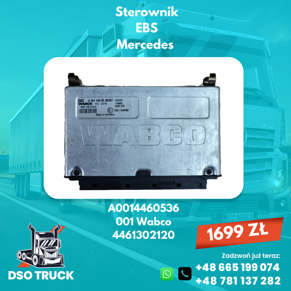 Sterownik EBS A0004469936 A0004469836 A0014460536 Mercedes ACTROS AXOR ATEGO - قطع الغيار: صور 2 Sterownik EBS A0004469936 A0004469836 A0014460536 Mercedes ACTROS AXOR ATEGO - قطع الغيار: صور 2
