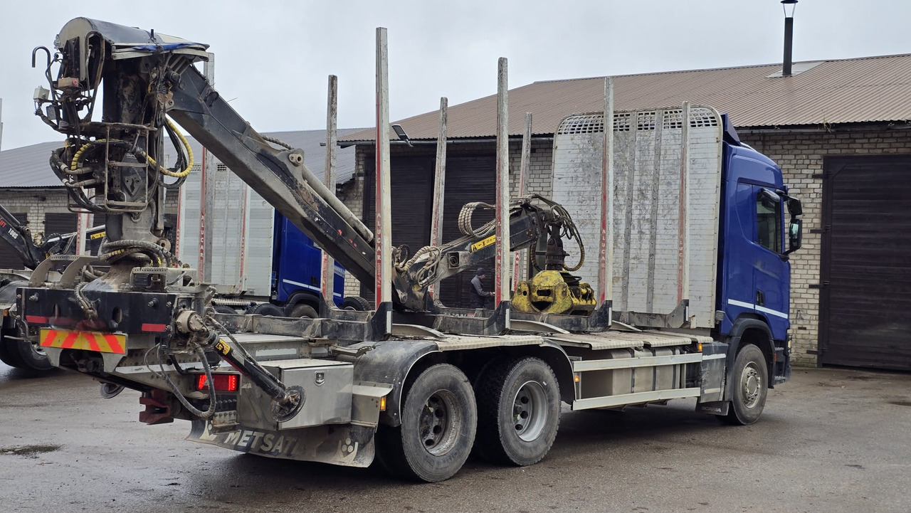 SCANIA R450 - شاحنة قطع الأشجار, شاحنة كرين: صور 4 SCANIA R450 - شاحنة قطع الأشجار, شاحنة كرين: صور 4