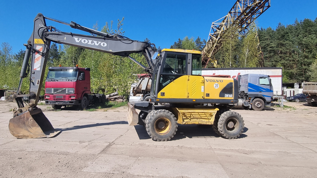 Volvo EW160 - حفارة على عجلات: صور 2 Volvo EW160 - حفارة على عجلات: صور 2