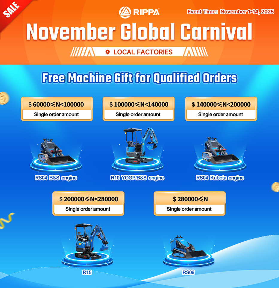 Rippa New RS06 Compact Loader | 24.4hp Kubota Power | High Flow Hydraulic System | Global Support - شيول صغير: صور 2 Rippa New RS06 Compact Loader | 24.4hp Kubota Power | High Flow Hydraulic System | Global Support - شيول صغير: صور 2