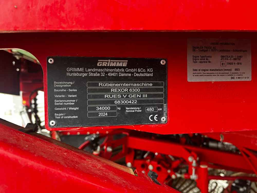 حصادة البنجر Grimme REXOR 6300 Platinum: صور 19