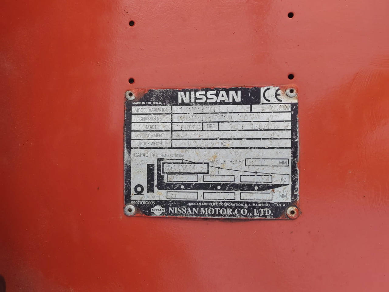 Nissan CPJ02A30PV - رافعة شوكية تعمل بالغاز: صور 2 Nissan CPJ02A30PV - رافعة شوكية تعمل بالغاز: صور 2