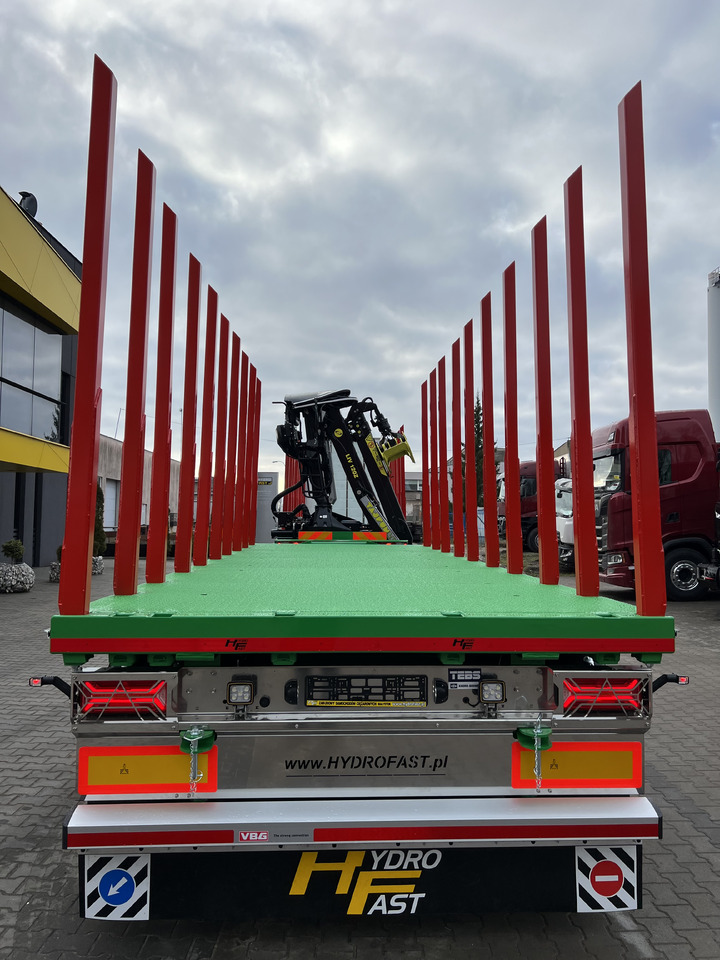 Hydrofast Przyczepa platforma 3 osiowa do przewozu drewna / 3-axle platform trailer for timber transport - مقطورات مسطحة: صور 3 Hydrofast Przyczepa platforma 3 osiowa do przewozu drewna / 3-axle platform trailer for timber transport - مقطورات مسطحة: صور 3