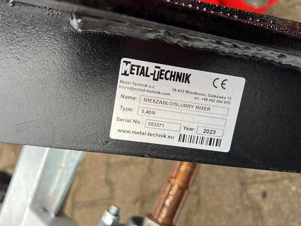 METAL-TECHNIK Güllermixer / Slurry agitator / Agitateur de lisier / Miscelatore / Смеситель жидкого удобрения / Mieszadło do gnojowicy 5,4 m - آلات الأسمدة: صور 4 METAL-TECHNIK Güllermixer / Slurry agitator / Agitateur de lisier / Miscelatore / Смеситель жидкого удобрения / Mieszadło do gnojowicy 5,4 m - آلات الأسمدة: صور 4