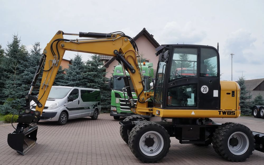 Terex TW 85 Koparka kołowa Sprowadzona silnik DEUTZ Stan Wzorowy - حفارة على عجلات: صور 2 Terex TW 85 Koparka kołowa Sprowadzona silnik DEUTZ Stan Wzorowy - حفارة على عجلات: صور 2