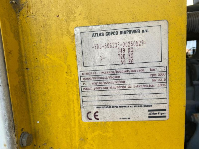 ضاغط الهواء ATLAS COPCO XAS 56 Compresseur d'air sur roues: صور 10 ضاغط الهواء ATLAS COPCO XAS 56 Compresseur d'air sur roues: صور 10