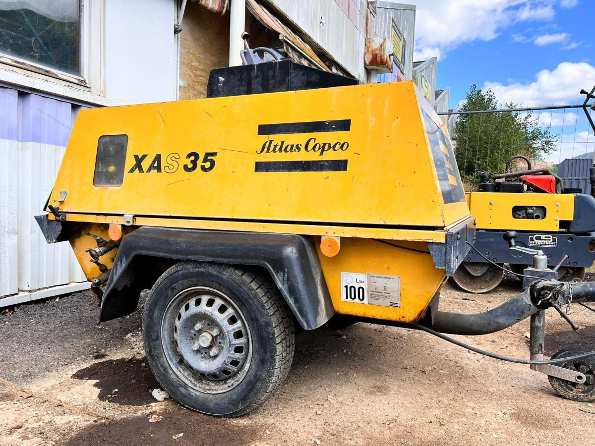 Atlas copco XAS 35 COMPRESSEUR 9BAR SUR REMORQUE (NET DE TVA) - ضاغط الهواء: صور 1 Atlas copco XAS 35 COMPRESSEUR 9BAR SUR REMORQUE (NET DE TVA) - ضاغط الهواء: صور 1