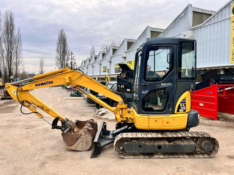 Komatsu PC35MR-3 Mini-pelle 3,5T - حفارة مصغرة: صور 2 Komatsu PC35MR-3 Mini-pelle 3,5T - حفارة مصغرة: صور 2