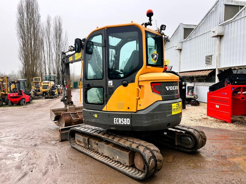 Volvo ECR58D Mini-pelle à chenille 6T - حفارة مصغرة: صور 3 Volvo ECR58D Mini-pelle à chenille 6T - حفارة مصغرة: صور 3