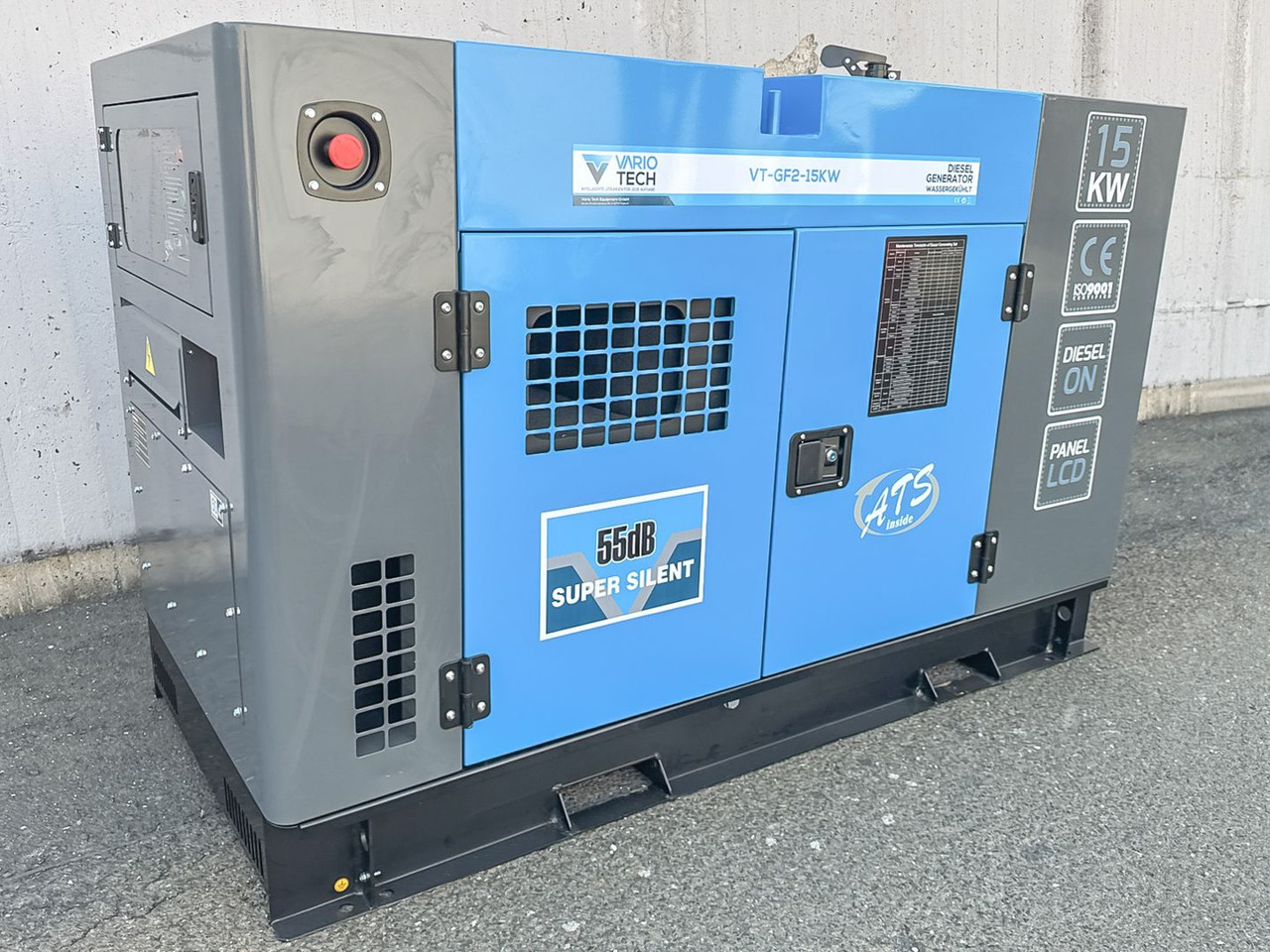 Vario Tech Dieselgenerator VT-GF2-15KW Super Silent + ATS - مجموعة المولدات: صور 1 Vario Tech Dieselgenerator VT-GF2-15KW Super Silent + ATS - مجموعة المولدات: صور 1