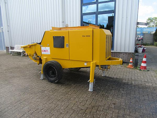 2014 PUTZMEISTER BSA 1005 DC- concrete pump. - مضخة خرسانة ثابتة: صور 2 2014 PUTZMEISTER BSA 1005 DC- concrete pump. - مضخة خرسانة ثابتة: صور 2