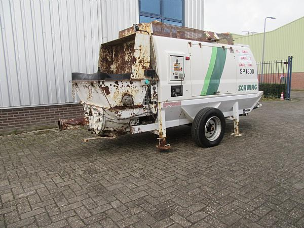 2014 SCHWING SP1800 D 129KW trailer pump - مضخة خرسانة ثابتة: صور 4 2014 SCHWING SP1800 D 129KW trailer pump - مضخة خرسانة ثابتة: صور 4
