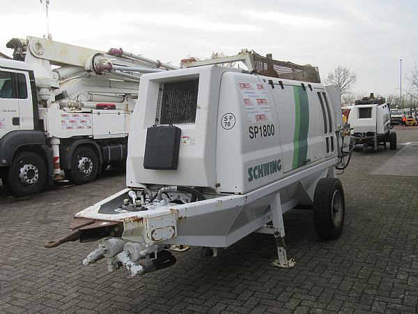 2015 SCHWING SP 1800 D 129KW - مضخة خرسانة ثابتة: صور 3 2015 SCHWING SP 1800 D 129KW - مضخة خرسانة ثابتة: صور 3