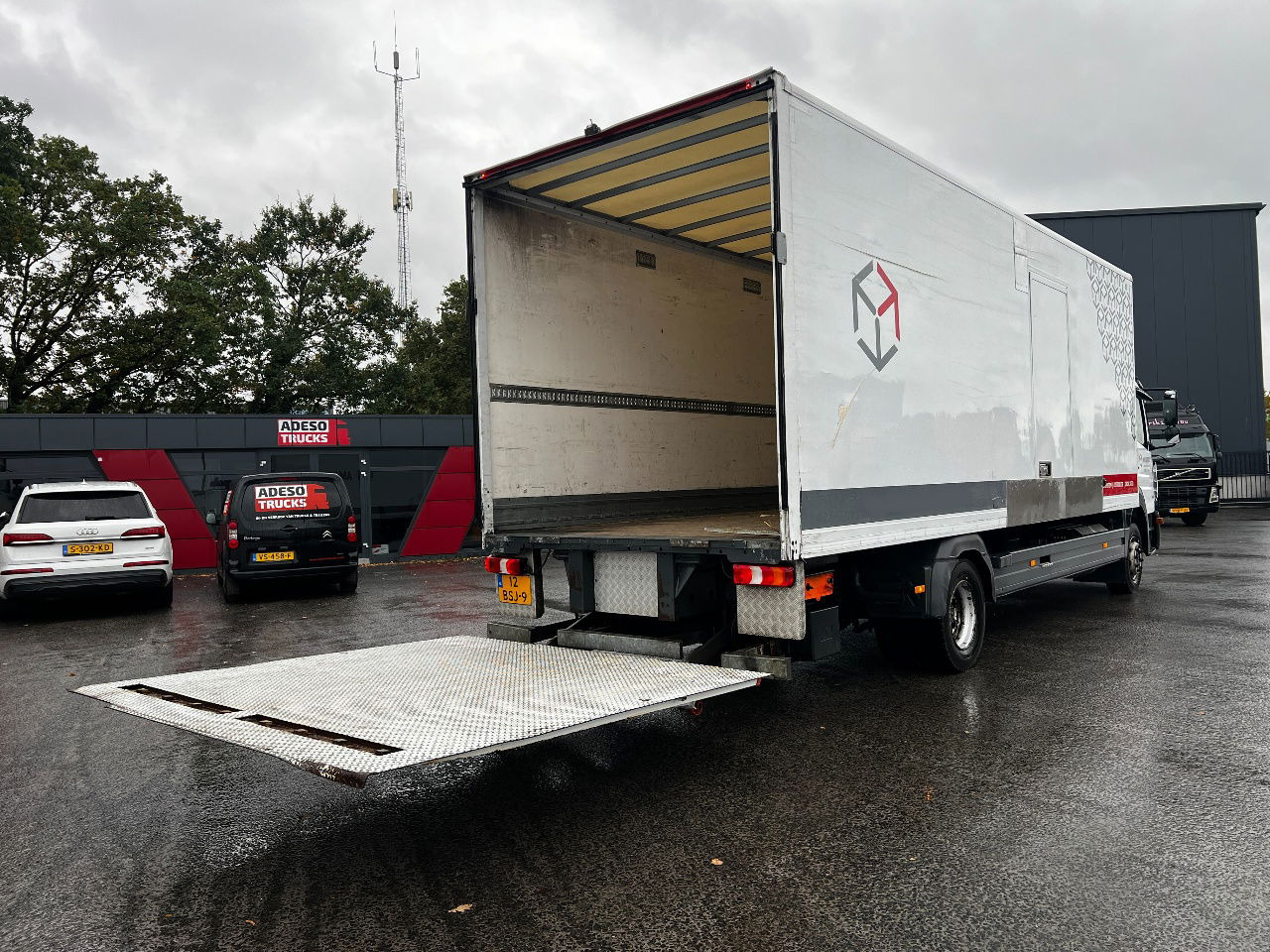 بصندوق مغلق شاحنة Mercedes-Benz Atego 1218 Euro 6, Full steel suspension: صور 6