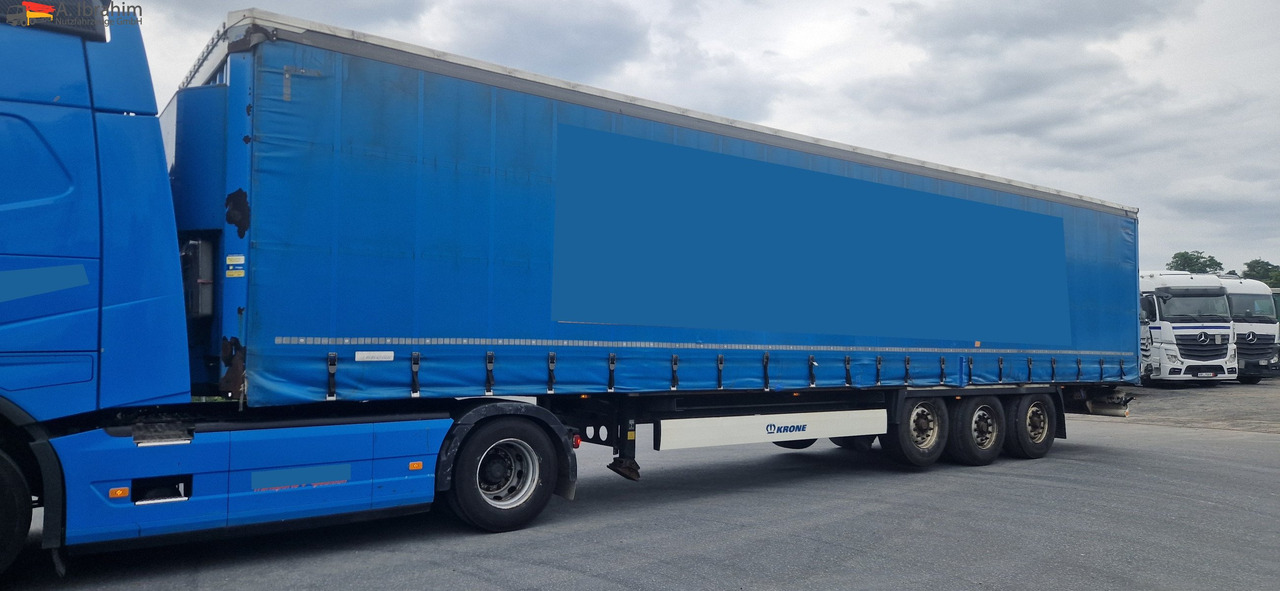 Krone SD Deutscher Auflieger, Pritsche Plane Edscha - الخيمة نصف مقطورة: صور 1 Krone SD Deutscher Auflieger, Pritsche Plane Edscha - الخيمة نصف مقطورة: صور 1