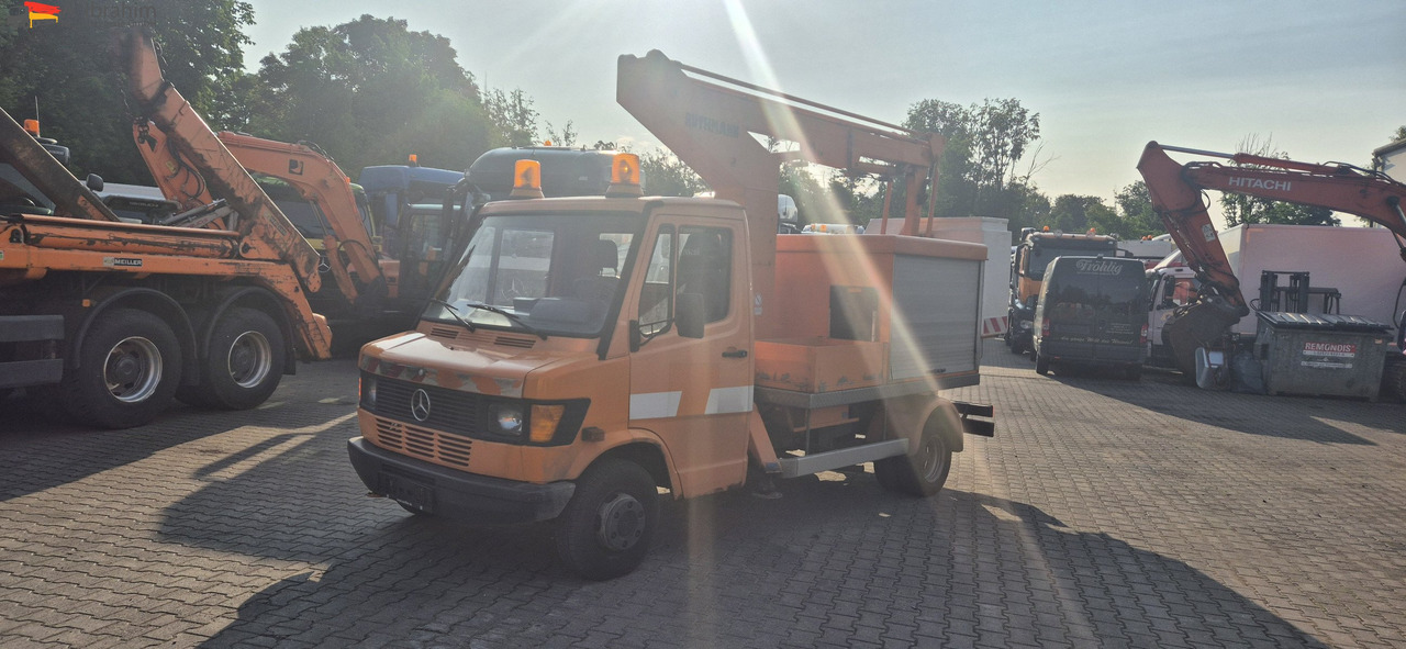 Mercedes-Benz 410D Ruthmann KL 90 Topzustand UVV gültig - مصاعد الازدهار محمولة على شاحنة: صور 1 Mercedes-Benz 410D Ruthmann KL 90 Topzustand UVV gültig - مصاعد الازدهار محمولة على شاحنة: صور 1