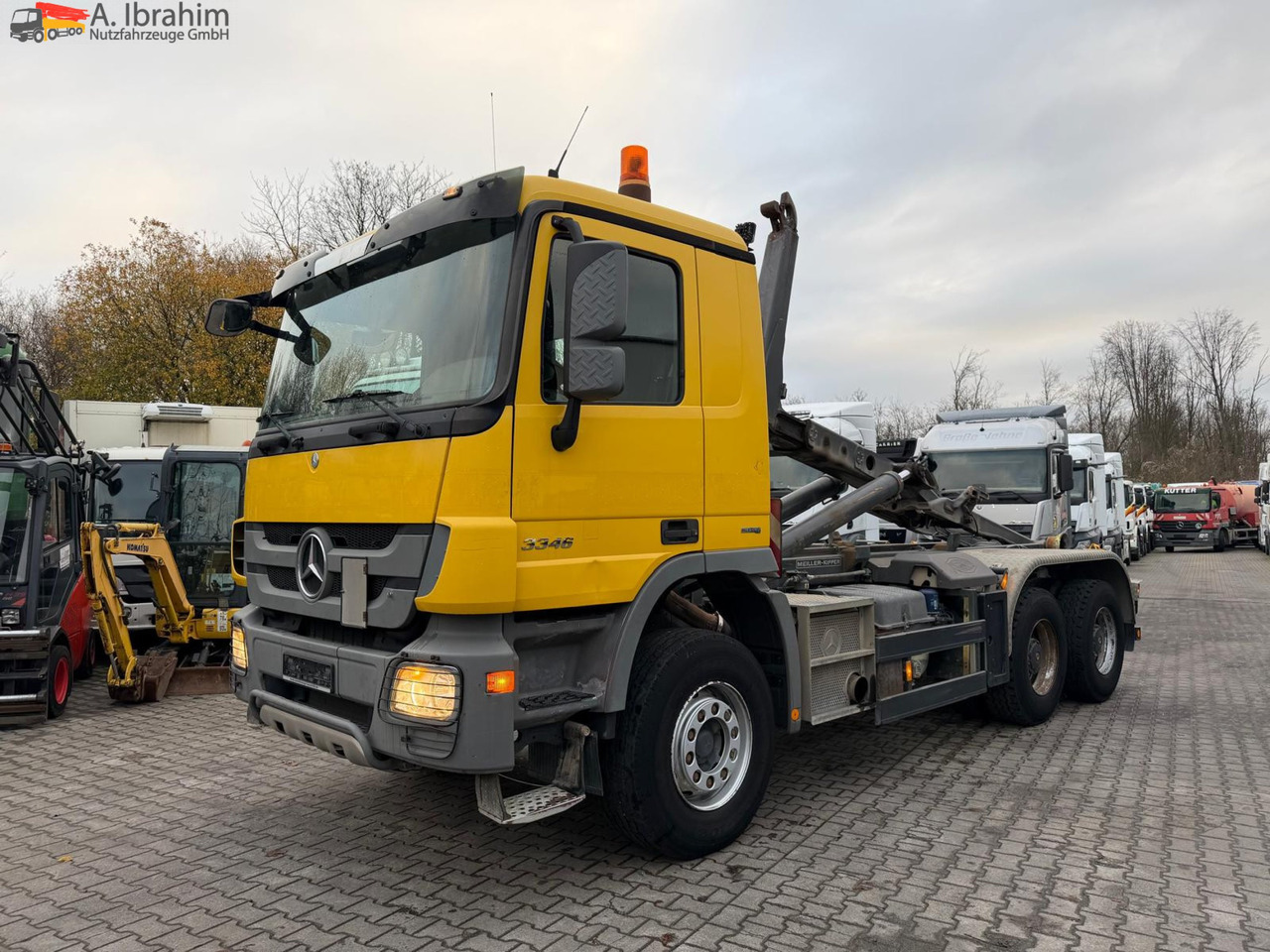 Mercedes-Benz Actros 3346 6x4 | Blatt Blatt | Meiller RK 20.60 - شاحنة ذات الخطاف: صور 1 Mercedes-Benz Actros 3346 6x4 | Blatt Blatt | Meiller RK 20.60 - شاحنة ذات الخطاف: صور 1